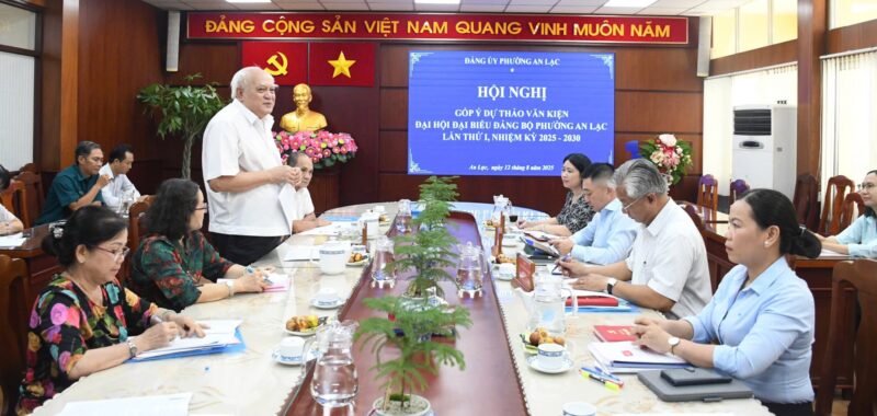 Đảng uỷ Phường lấy ý kiến cán bộ lãnh đạo nghỉ hưu góp ý dự thảo văn kiện Đại hội đại biểu Đảng bộ phường lần thứ I, nhiệm kỳ 2025 – 2030 - 21